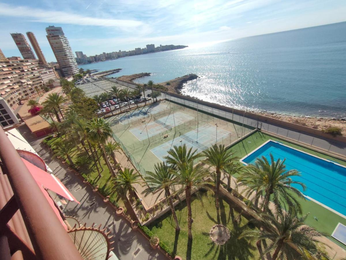 Very Lightful Apartment. Incredible Sea Views. Big Terrace, Swimming Pool. Ac. Very Close To Alicante City Center. 外观 照片