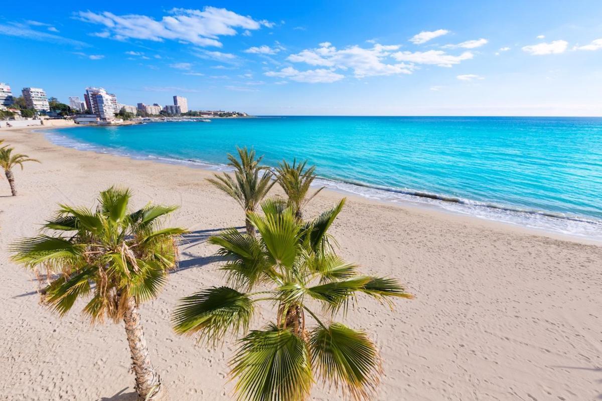 Very Lightful Apartment. Incredible Sea Views. Big Terrace, Swimming Pool. Ac. Very Close To Alicante City Center. 外观 照片